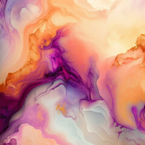 Image of Purple and blue liquid marble high quality ink marble background. Ink, paint, abstract. Closeup of the painting. Colorful liquid marble abstract painting background. marble background. printed on Printed Glass Splashbacks