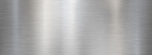 Image of Fine brushed wide metal steel or aluminum plate printed on Printed Glass Basin Splashbacks